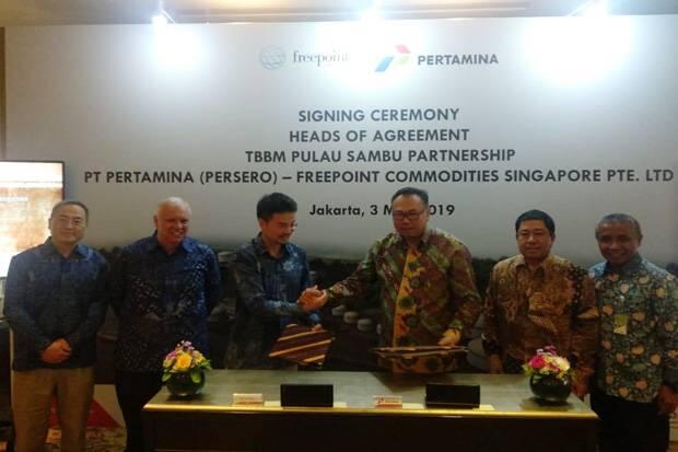 Pertamina Gandeng Freepoint Optimalkan TBBM Sambu
