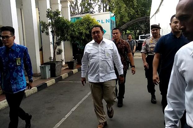 Sambangi KPU, Fadli Zon Ingin Lihat Cara Input Data Situng Pemilu