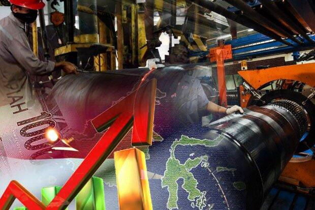 Produksi Industri Manufaktur Besar dan Sedang Naik 4,45%