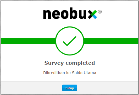 Survey Dibayar Dari Neobux
