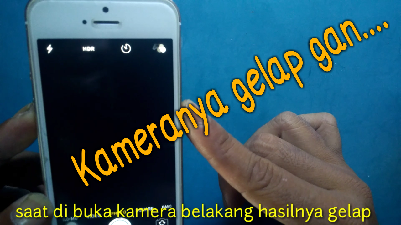 Mengatasi kamera yang bermasalah atau gelap IPHONE 5S