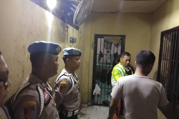 Jebol Ventilasi, Puluhan Tahanan Polresta Palembang Kabur