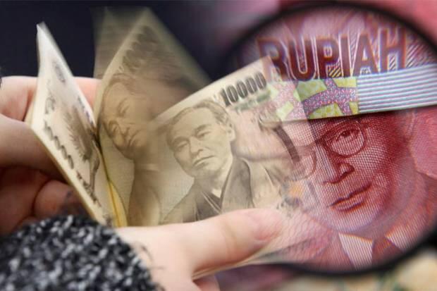 Kurs Rupiah Ditutup Loyo Saat Yen Jepang Menanjak Naik