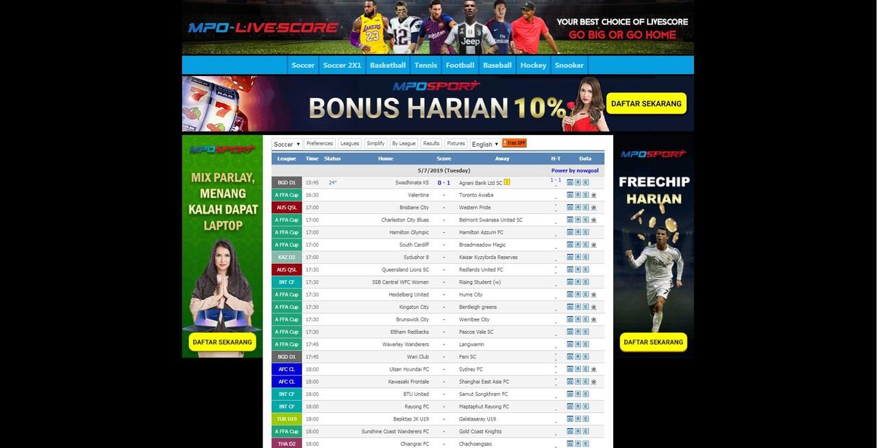 &#91;Sharing&#93; Tempat Livescore Bola Favorite Agan-Agan
