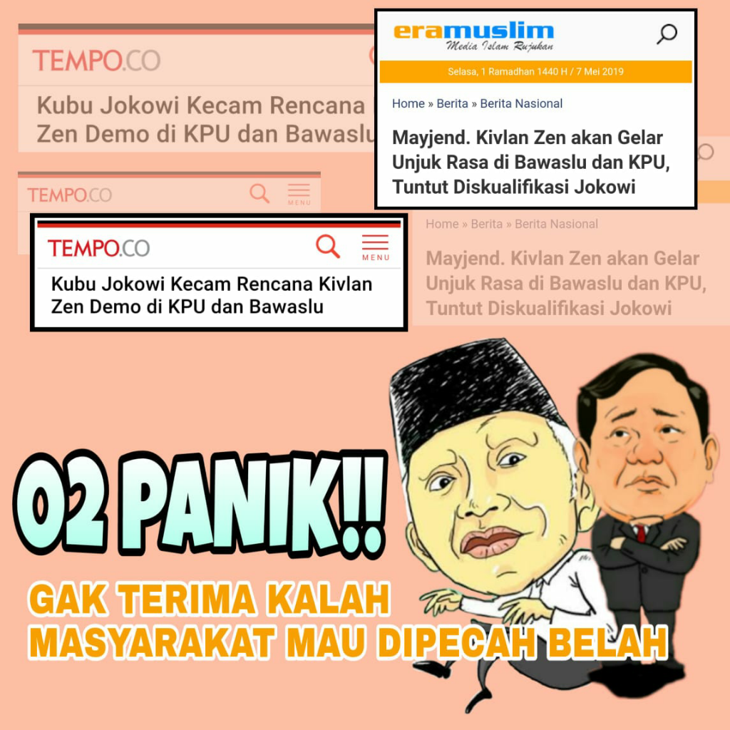 Hilang Akal Sehat, Kivlan Zen Ajak Demo di KPU dan Bawaslu