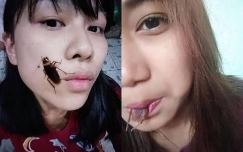 Buset, Tantangan Foto Selfie Dengan Kecoa Yang Tengah Viral