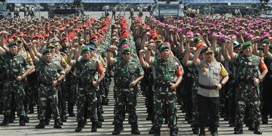 Polisi Kerahkan 11.000 Personel Gabungan Amankan Aksi di KPU dan Bawaslu