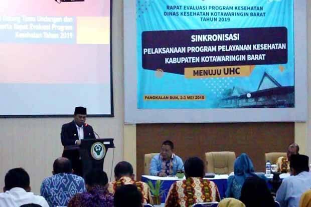 Dinas Kesehatan Kobar Gelar Rapat Evaluasi Kesehatan Menuju UHC