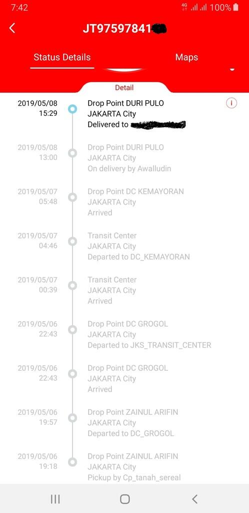 Pengiriman barang J&amp;T stuck dan hilang di DC_Kemayoran sudah berminggu-minggu