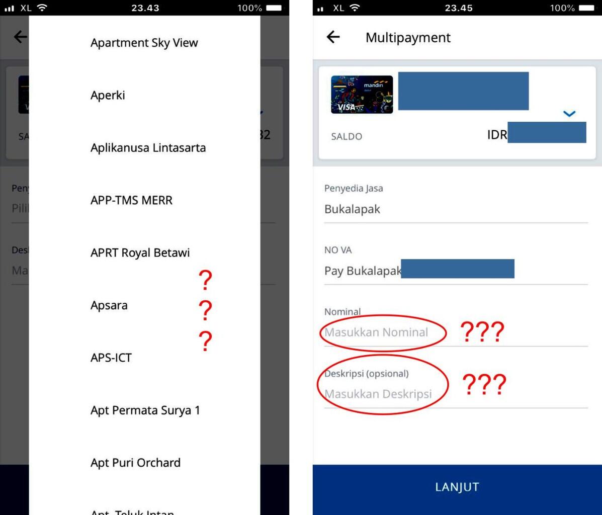 MANDIRI ONLINE - yang otomatis jadi manual, kembali ke zaman batu