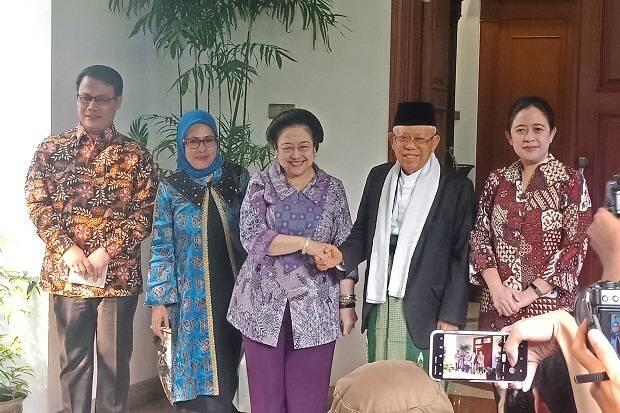 Pertemuan Mega dan Ma'ruf Amin Bahas Strategi Bangun Silaturahmi Nasional