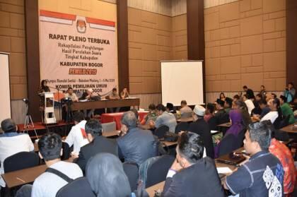 Rapat Pleno KPUD Ditutup dengan Deklarasi Damai, Prabowo Kuasai Bogor