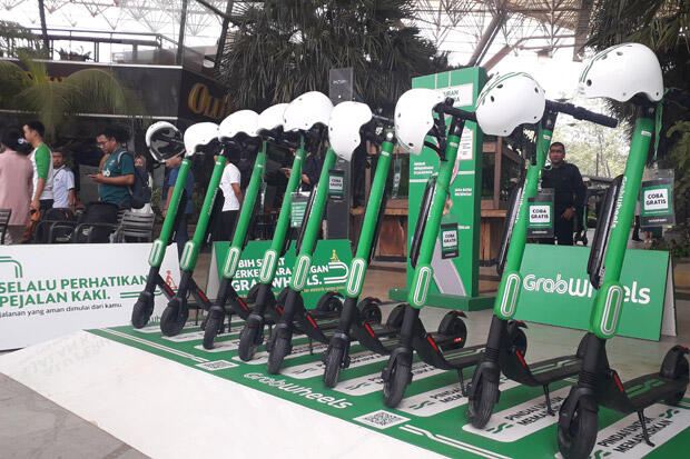 Pertama di Indonesia, Grab Wheels Mengaspal di The Breeze BSD City
