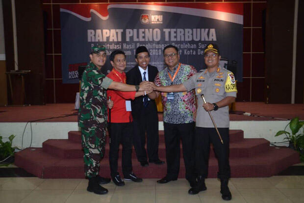 Usai Pencoblosan Pemilu 2019, Kubu Prabowo dan Jokowi di Depok Harmonis