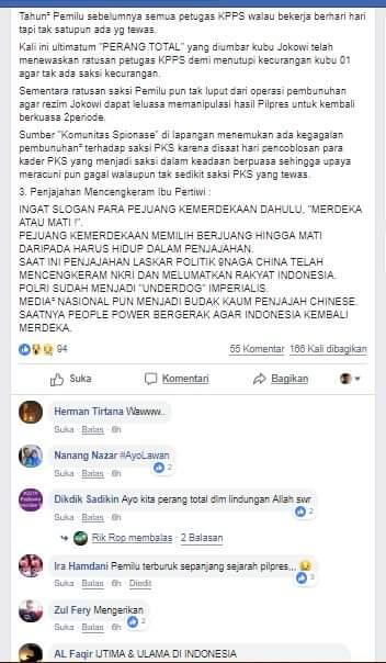 HOAKS - Beredar di medsos petugas KPPS meninggal karena asap rokok khusus