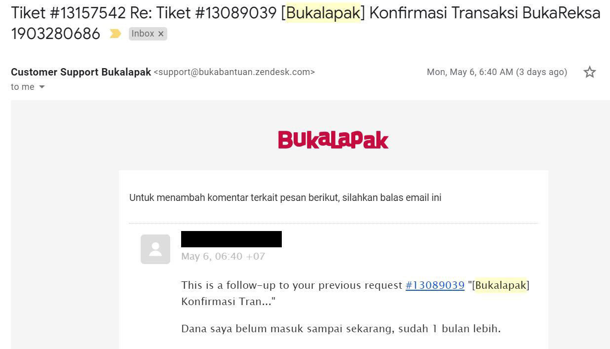 Dana Bukareksa tidak cair, sudah sebulan lebih tidak ada kejelasan.