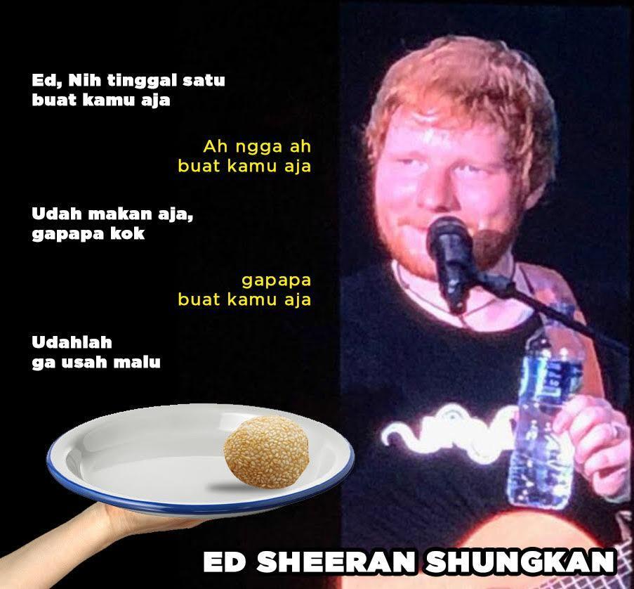 Ini nih kelakuan Ed Sheeran yang Indonesia banget!