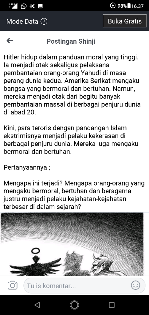 #Ask #Opini mengapa pelaku kejahatan terbesar justru orang² yg BERMORALITAS.