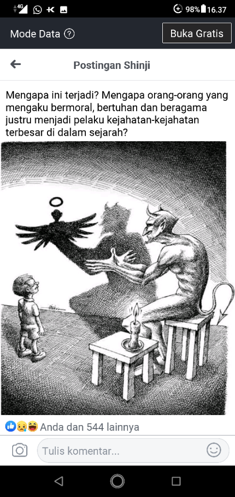 #Ask #Opini mengapa pelaku kejahatan terbesar justru orang² yg BERMORALITAS.