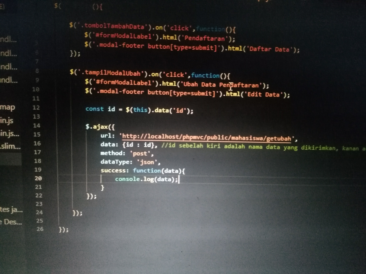 Erorr Ajax Is Not Function Bantuin Doong Plisss Jawab :(