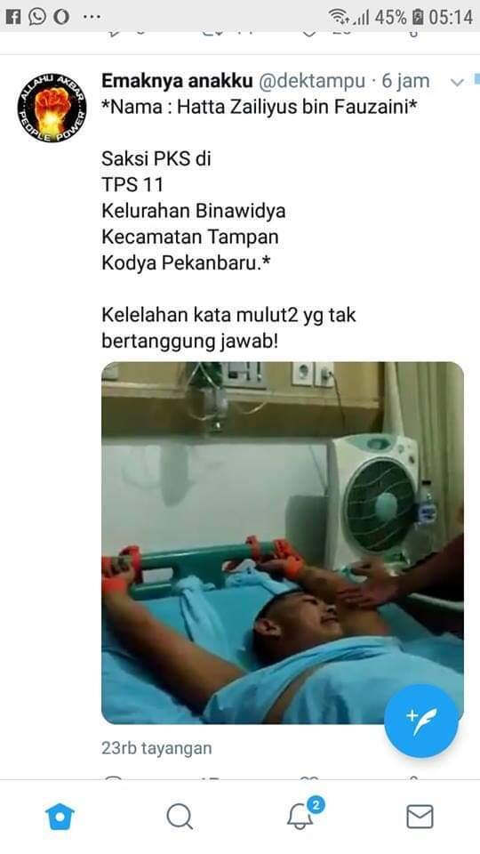 Viral Isu Miring Soal Saksi PKS Sakit Usai Pemilu, Ini Faktanya