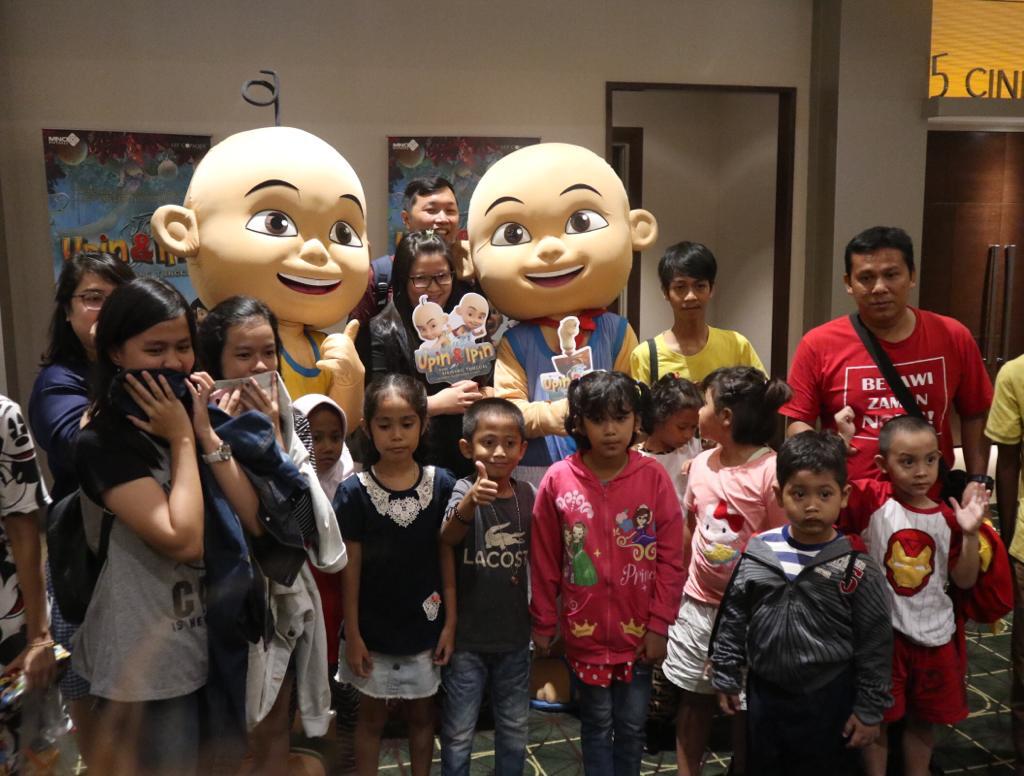 Roadshow Upin Ipin The Movie Disambut Hangat di Jakarta