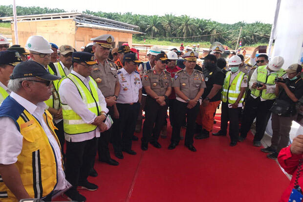 Kakorlantas Polri Cek Kesiapan Jalur Mudik Trans Sumatera