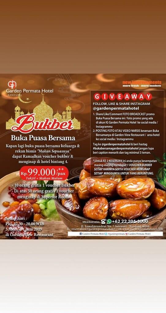 Promo All You Can Eat Hotel Di Bandung Selama Ramadhan 2019
