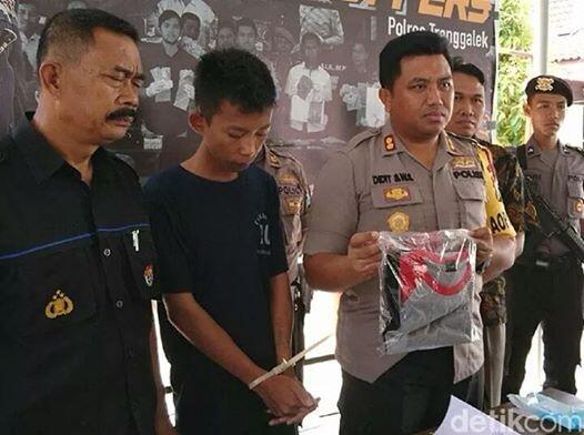 Sodok Pacar Tiga Kali Pemuda Putus Sekolah Ini Di Tangkap Polisi.