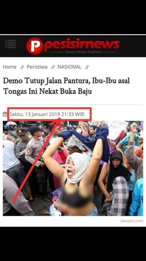 Pasukan emsk Emak Geruduk Kantor Kpu