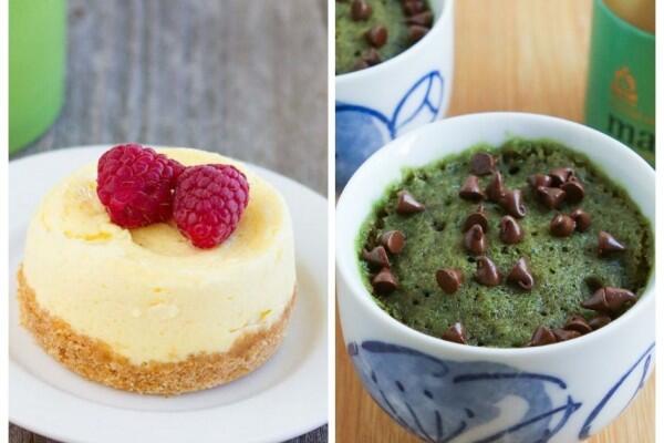 Resep Mug Cheesecake & Matcha Cake yang Simple Abis