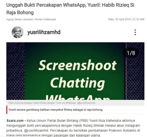 Rizieq Diklaim Pernah Tolak Rp 1 Triliun untuk Hentikan Aksi Anti Ahok