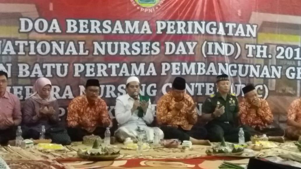 Jepara Nursing Center Resmi Di Bangun, Danramil 01/Jepara Hadiri Doa Bersama