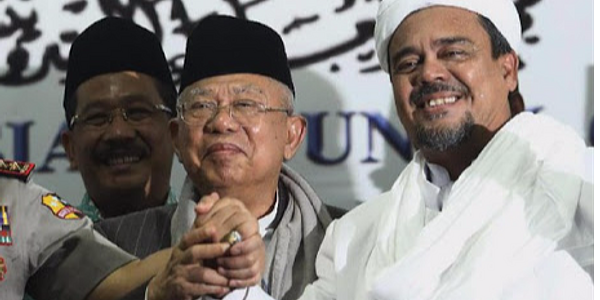 Maruf Amin Janji Akan Lawan Jika FPI Mau Dibubarkan