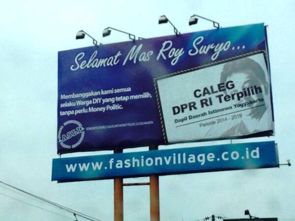 Roy Suryo TAK MASUK Caleg di DIY yg Lolos ke DPR !!!