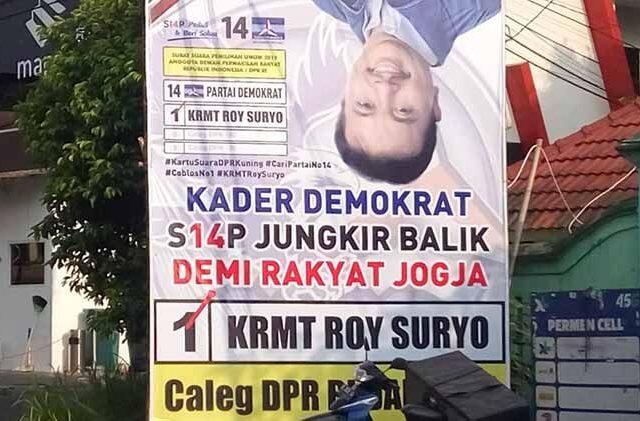 Roy Suryo TAK MASUK Caleg di DIY yg Lolos ke DPR !!!