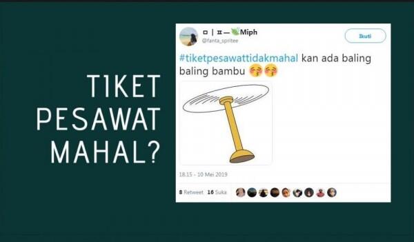 20 Respon #TiketPesawatTidakMahal Ingat Ini Puasa, Sabar!