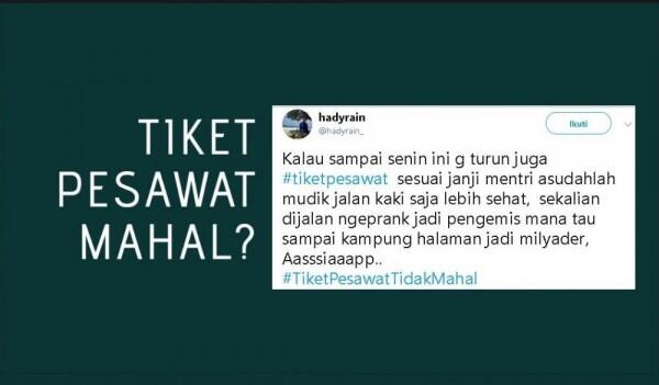 20 Respon #TiketPesawatTidakMahal Ingat Ini Puasa, Sabar!