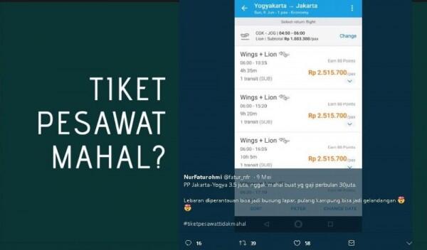 20 Respon #TiketPesawatTidakMahal Ingat Ini Puasa, Sabar!