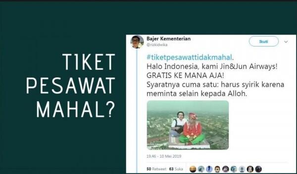 20 Respon #TiketPesawatTidakMahal Ingat Ini Puasa, Sabar!