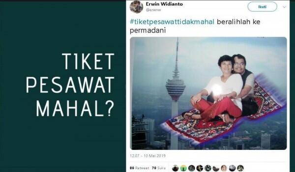 20 Respon #TiketPesawatTidakMahal Ingat Ini Puasa, Sabar!