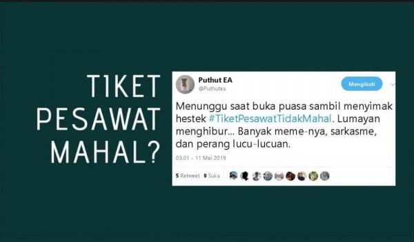 20 Respon #TiketPesawatTidakMahal Ingat Ini Puasa, Sabar!