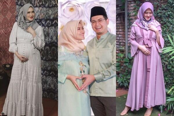Gaya Manis Lisya, Istri Tommy Kurniawan yang Sedang Mengandung