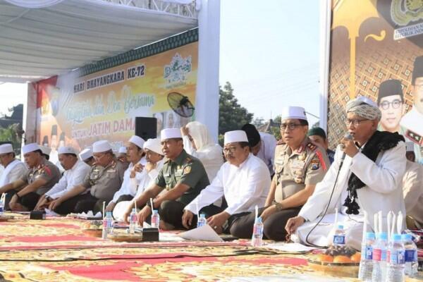 Raut Gusar Kapolda Saat Istighosah