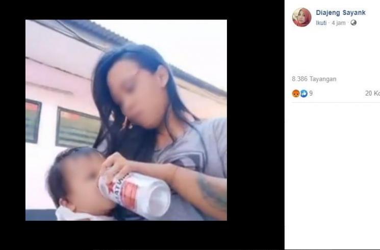 Viral, Balita Minum Bir Sama Ibunya, Ini Resikonya Kata Dokter