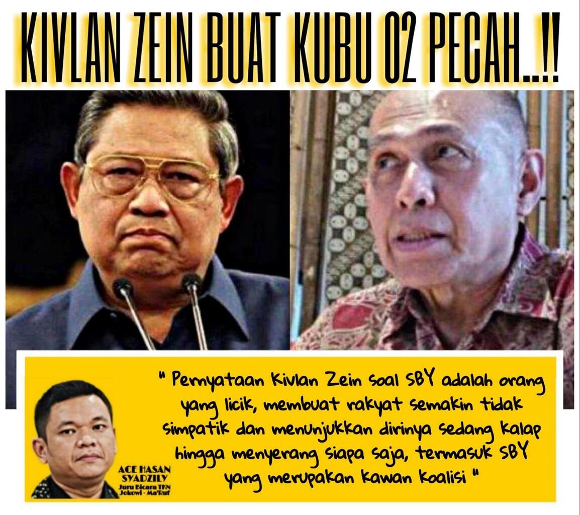 Konflik SBY dan Kivlan Zen, Tanda Menuju Bubarnya Koalisi Prabowo-Sandi