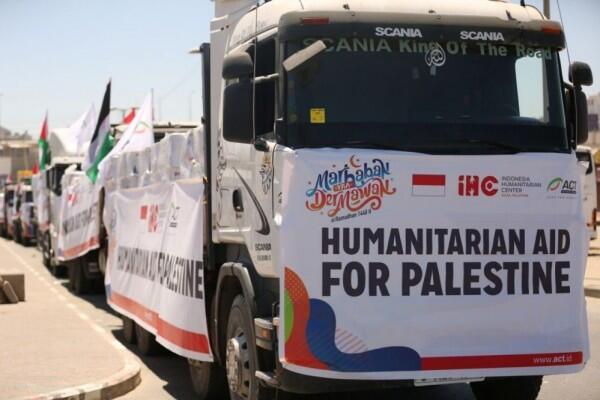 IHC Aksi Cepat Tanggap Berikan 250 Ton Pangan untuk Gaza