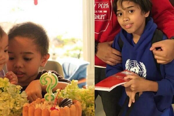 10 Potret Aaron Penyami, Putra Sulung Saykoji yang Beranjak Remaja
