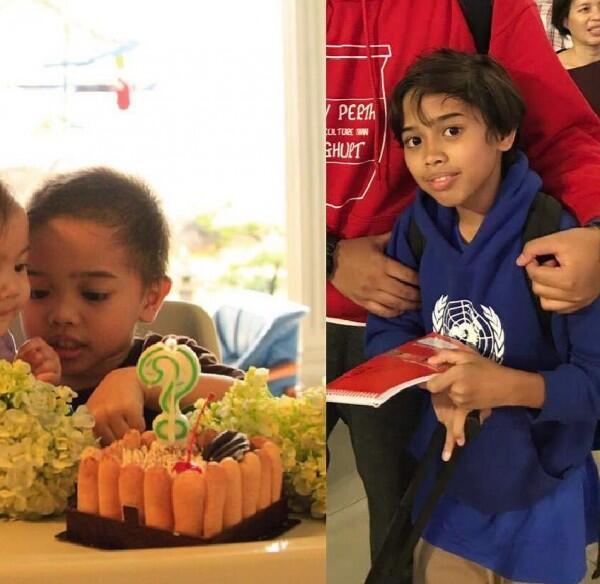 10 Potret Aaron Penyami, Putra Sulung Saykoji yang Beranjak Remaja