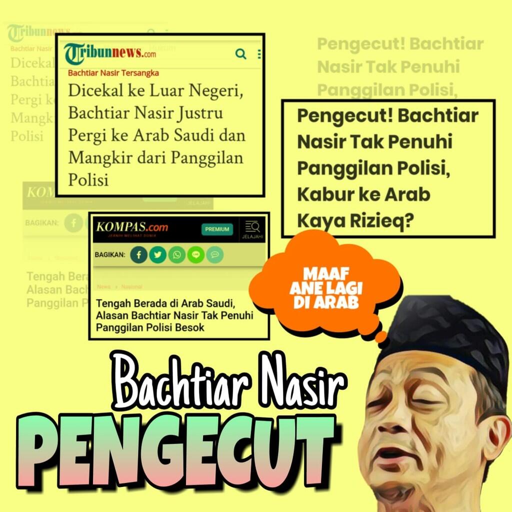 Pengecut! Bachtiar Nasir Kabur ke Luar Negeri Saat Terjerat Kasus Hukum